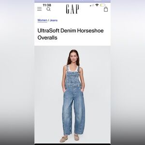 Gap horseshoe overalls